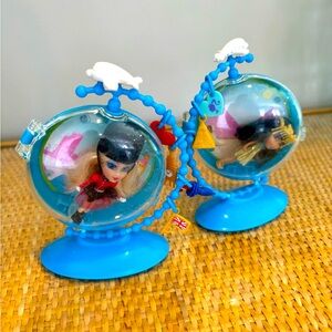 2 Vintage 2008 Barbie Peek A Boo dolls